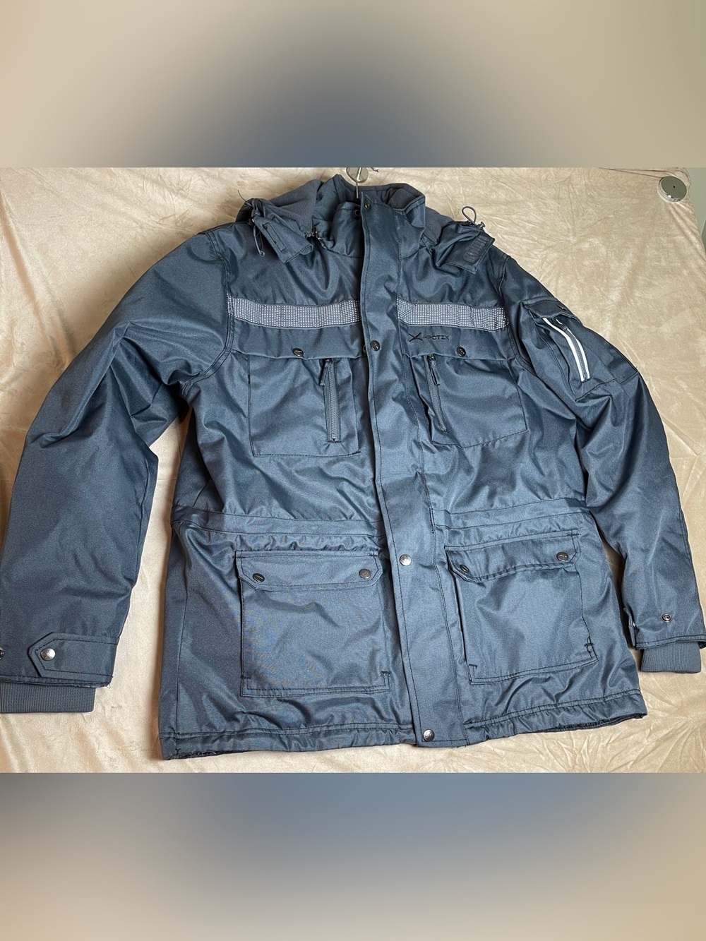 Arctix Mens Performance Tundra Jacket size L blue/grey color